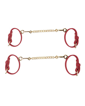 Temptasia Blush Temptasia Ardor Wrist &amp; Ankle Restraints - Red - Image 3