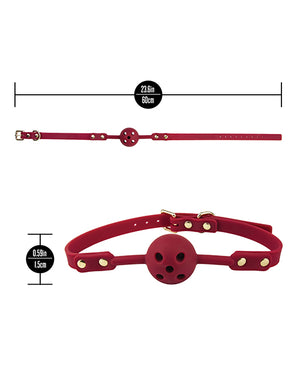 Blush Temptasia Ardor Ball Gag - Red - Image 4