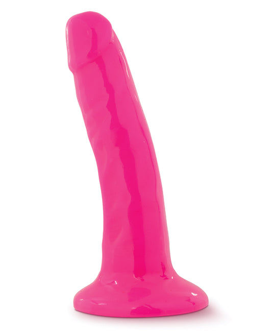 Neo Blush Neo 5.5" Dual Density Cock - Neon Pink - Image 2
