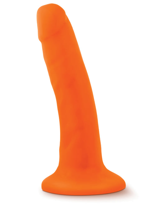 Neo Blush Neo Dual Density 6" Cock - Neon Orange - Image 2