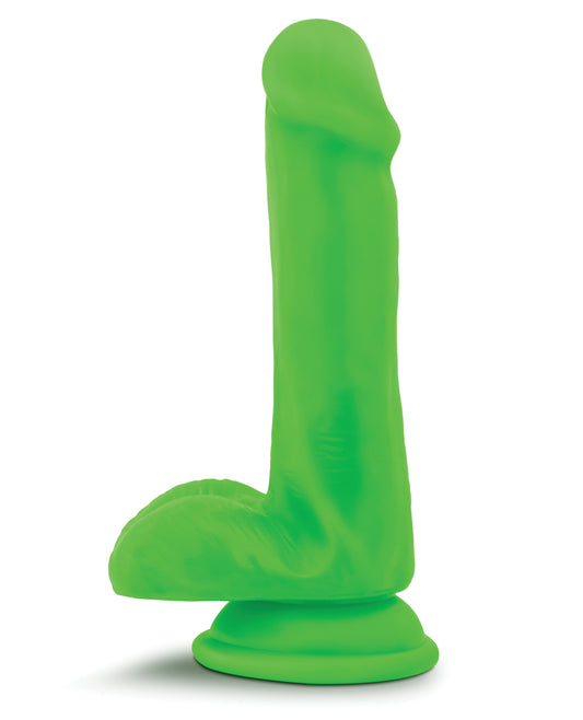 Neo Blush Neo Dual Density 6" Cock - Neon Green - Image 2