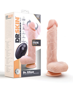 Dr. Skin Blush Dr. Skin Dr Ethan 8.5" Gyrating Dildo - Beige
