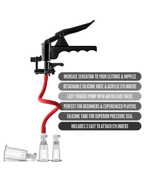 Temptasia Blush Temptasia Clitoris &amp; Nipple Pleasure Enhancement Pump System - Image 3