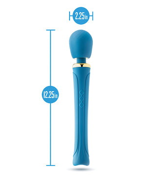 Blush Novelties Blush Dianna Wand Massager - Teal - Image 5