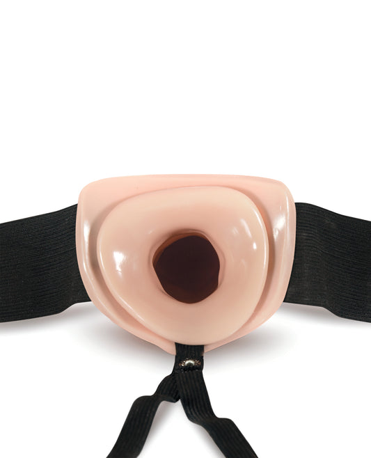 Dr. Skin Blush Dr. Skin 7" Hollow Strap On - Vanilla - Image 2