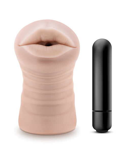 EnLust Blush EnLust Mouth Stroker w/Vibrating Bullet - Nicole - Image 2