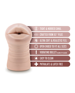 EnLust Blush EnLust Mouth Stroker w/Vibrating Bullet - Nicole - Image 5