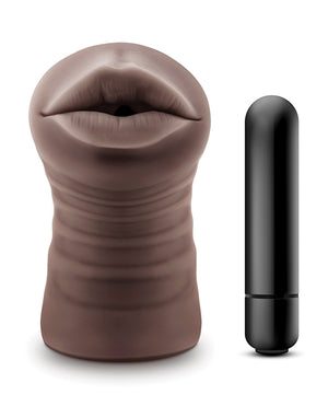 EnLust Blush EnLust Mouth Stroker w/Vibrating Bullet - Krystal - Image 2