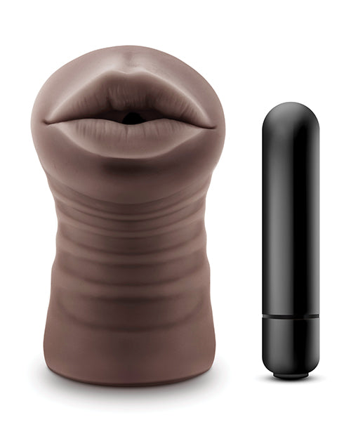EnLust Blush EnLust Mouth Stroker w/Vibrating Bullet - Krystal - Image 2