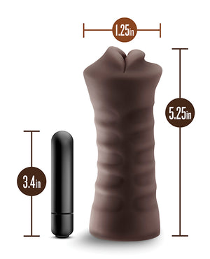 EnLust Blush EnLust Mouth Stroker w/Vibrating Bullet - Krystal - Image 3