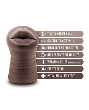 EnLust Blush EnLust Mouth Stroker w/Vibrating Bullet - Krystal - Image 5
