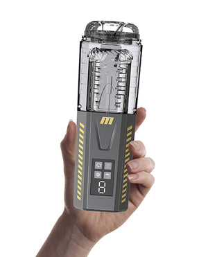 M for Men Blush M for Men SpinMaster Pro Stroker - Grey - Image 5