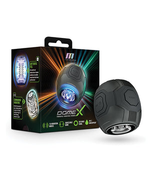 M for Men Blush M for Men Dome X Vibrating Masturbator - Black