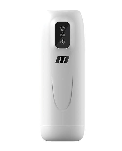 M for Men Blush M for Men Robo Bator Powered Vibrating Stroker - White - Image 2