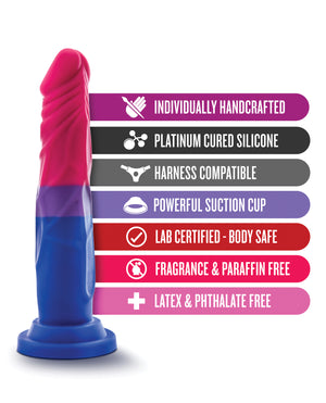 Avant Blush Avant P8 Bisexual Pride Dildo - Love - Image 3