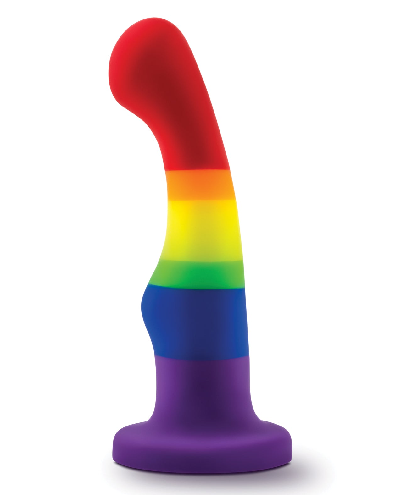 Avant Blush Avant P1 Gay Pride Silicone Dong - Freedom