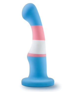 Avant Blush Avant P2 Transgender Pride Silicone Dong - True Blue - Image 2