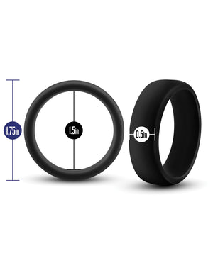 Performance Blush Performance Silicone Go Pro Cock Ring - Black - Image 3