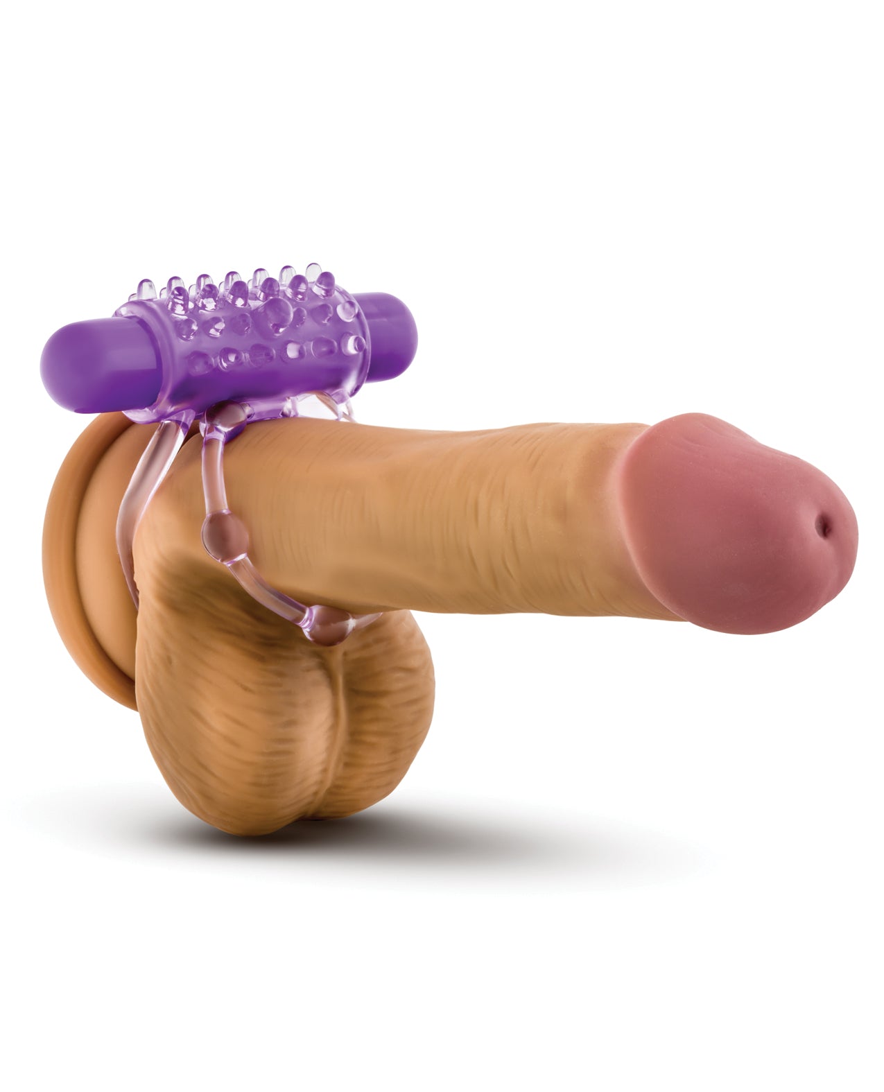 Play With Me Blush Play With Me the Player Vibrating Double Strap Cockring - Purple