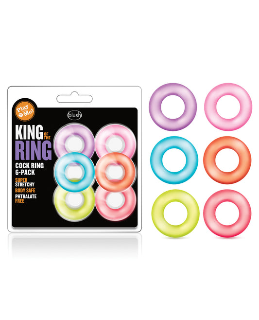 Play With Me Blush Play With Me King of the Ring - Asst. Colors Set of 6 - Image 2