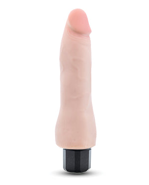 Blush Au Naturel 8.75" Vibrating Realistic G-Spot Dildo - Beige - Image 2