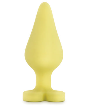 Play With Me Blush Play With Me Naughty Candy Heart Spank Me Plug - Yellow