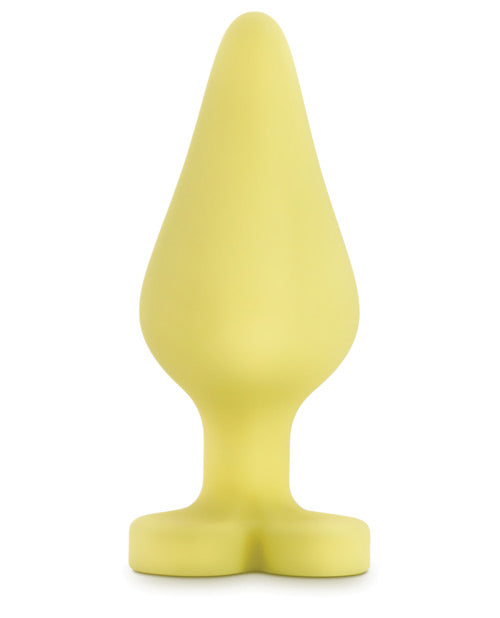 Play With Me Blush Play With Me Naughty Candy Heart Spank Me Plug - Yellow