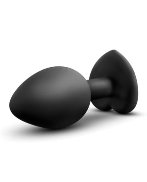 Temptasia Blush Temptasia Bling Plug w/Gem Small - Black - Image 2