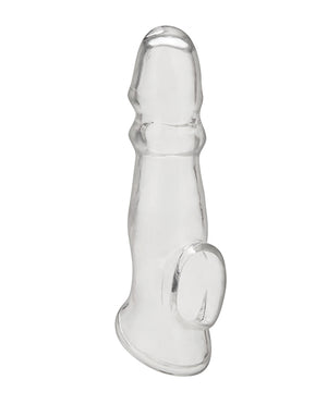 Blue Line Blue Line C &amp; B 6.75" Girthy Penis Enhancing Sleeve Extension - Clear - Image 3