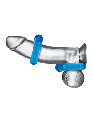 Blue Line Blue Line C &amp; B Ultra-Stretch Stamina Endurance Ring - Jelly Blue Pack of 2 - Image 3