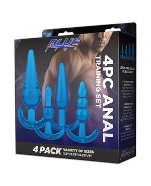 Blue Line Blue Line C &amp; B 4 pc Anal Training Set - Jelly Blue