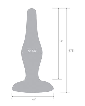 Blue Line C & B 4.75" Easy Insertion Plug - Jelly Blue