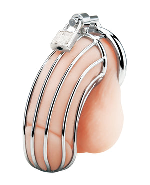 Blue Line Blue Line Prisoner Cock Cage - Silver - Image 3