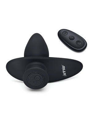 Blue Line Blue Line Vibrating Anal Plug Pointer w/Remote - Black - Image 4