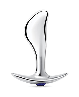 Blue Line Blue Line 2.5" Stainless Steel Bling Prostate Massager Plug - Image 2