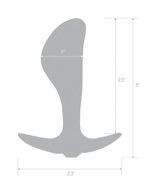 Blue Line Blue Line 2.5" Stainless Steel Bling Prostate Massager Plug - Image 4