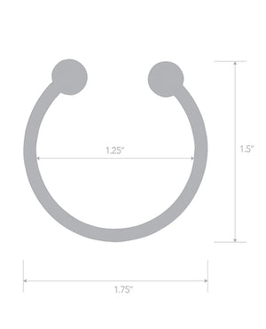 Blue Line Blue Line Stainless Steel Bull Nose Glans Ring - Image 4