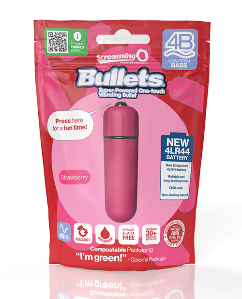 Screaming O Screaming O 4B Bullet - Strawberry