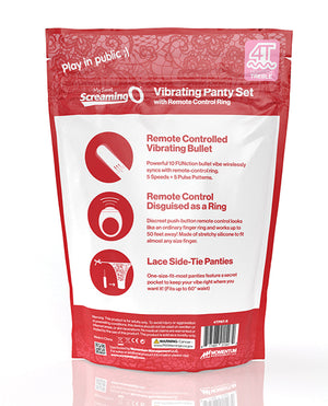 Screaming O Screaming O My Secret 4T Panty Vibe w/Remote - Red - Image 5