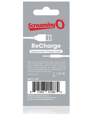 Screaming O Screaming O Recharge Charging Cable - White - Image 3