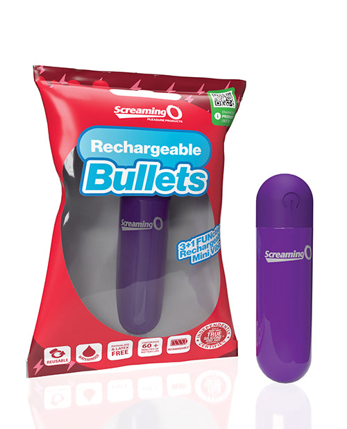 Screaming O Screaming O Rechargeable Bullets - Purple