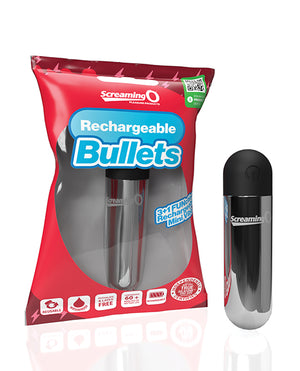 Screaming O Screaming O Rechargeable Bullets - Silver