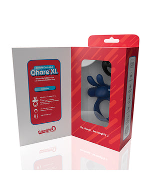 Screaming O Screaming O Ohare Remote Controlled Vibrating Ring - XL Blue - Image 4