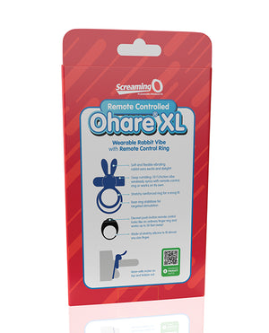 Screaming O Screaming O Ohare Remote Controlled Vibrating Ring - XL Blue - Image 5