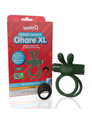 Screaming O Screaming O Ohare Remote Controlled Vibrating Ring - XL Green - Image 2