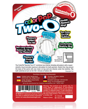 Screaming O Screaming O Color Pop Quickie Two-O - Blue