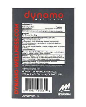 Dynamo Wellness Delay Wipe 4% - 18 Pack - Image 2