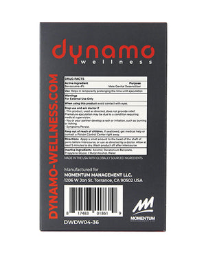 Dynamo Wellness Delay Wipe 4% - 36 Pack - Image 2