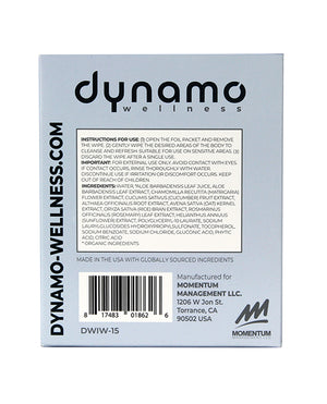 Dynamo Wellness Intimate Body Wipe - 15 Pack - Image 2