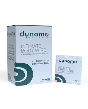 Screaming O Dynamo Wellness Intimate Body Wipe - 30 Pack